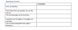 Angles in Figures with Parallel Lines – CLIL Worksheet